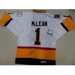 nhl jerseys vancouver canucks #1 mclean white[40th]