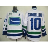 nhl jerseys vancouver canucks #10 tambellini blue (40th)