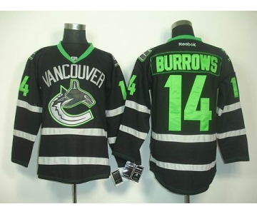 nhl jerseys vancouver canucks #14 burrows black