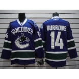 nhl jerseys vancouver canucks #14 burrows blue