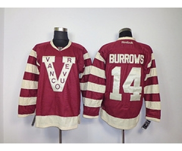 nhl jerseys vancouver canucks #14 burrows red