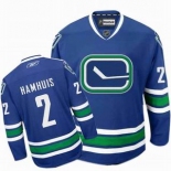 nhl jerseys vancouver canucks #2 hamhuis blue 3rd