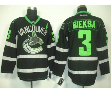 nhl jerseys vancouver canucks #3 bieksa black