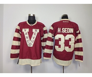 nhl jerseys vancouver canucks #33 h.sedin red