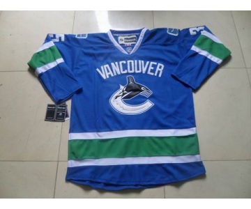 nhl jerseys vancouver canucks #35 schneider blue