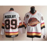 nhl jerseys vancouver canucks #89 mogilny white[ccm]