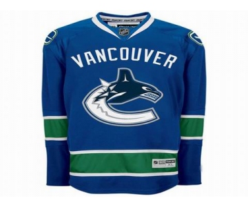 nhl vancouver canucks #10 johnson blue