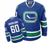 Women Reebok Vancouver Canucks #60 Markus Granlund Authentic Royal Blue Third NHL Jersey