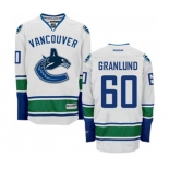 Women Reebok Vancouver Canucks #60 Markus Granlund Authentic White Away NHL Jersey