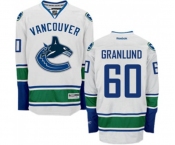 Women Reebok Vancouver Canucks #60 Markus Granlund Authentic White Away NHL Jersey