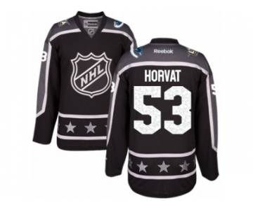 Women's Reebok Vancouver Canucks #53 Bo Horvat Authentic Black Pacific Division 2017 All-Star NHL Jersey