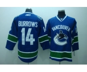 youth nhl vancouver canucks #14 burrows blue