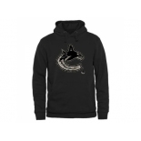 Men's Vancouver Canucks Black Rink Warrior Pullover Hoodie