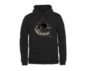 Men's Vancouver Canucks Black Rink Warrior Pullover Hoodie