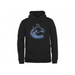 Vancouver Canucks Black Rinkside Pond Hockey Pullover Hoodie