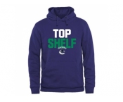 Vancouver Canucks Royal Top Shelf Pullover Hoodie