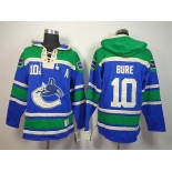 nhl jerseys vancouver canucks #10 bure whiteorange  green-blue[pullover hooded sweatshirt][A patch]