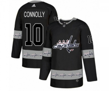 Adidas Washington Capitals #10 Brett Connolly Authentic Black Team Logo Fashion NHL Jersey