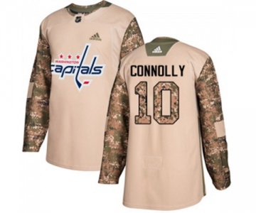 Adidas Washington Capitals #10 Brett Connolly Authentic Camo Veterans Day Practice NHL Jersey