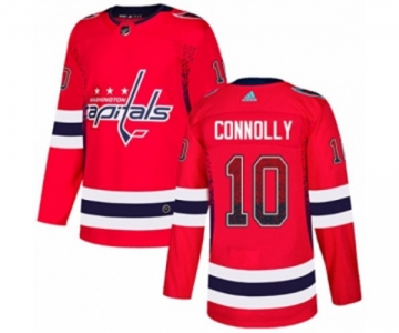 Adidas Washington Capitals #10 Brett Connolly Authentic Red Drift Fashion NHL Jersey