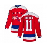 Adidas Washington Capitals #11 Mike Gartner Authentic Red Alternate NHL Jersey