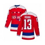 Adidas Washington Capitals #13 Jakub Vrana Authentic Red Alternate NHL Jersey