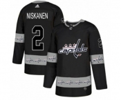 Adidas Washington Capitals #2 Matt Niskanen Authentic Black Team Logo Fashion NHL Jersey