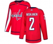 Adidas Washington Capitals #2 Matt Niskanen Premier Red Home NHL Jersey