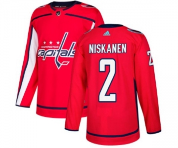 Adidas Washington Capitals #2 Matt Niskanen Premier Red Home NHL Jersey