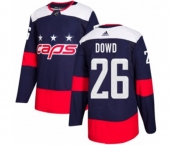 Adidas Washington Capitals #26 Nic Dowd Authentic Navy Blue 2018 Stadium Series NHL Jersey