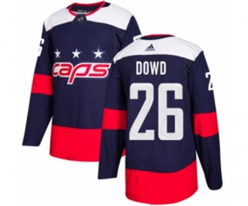 Adidas Washington Capitals #26 Nic Dowd Authentic Navy Blue 2018 Stadium Series NHL Jersey