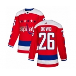 Adidas Washington Capitals #26 Nic Dowd Authentic Red Alternate NHL Jersey