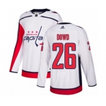 Adidas Washington Capitals #26 Nic Dowd Authentic White Away NHL Jersey