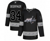 Adidas Washington Capitals #34 Jonas Siegenthaler Authentic Black Team Logo Fashion NHL Jersey