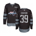 Adidas Washington Capitals #39 Alex Chiasson Authentic Black 1917-2017 100th Anniversary NHL Jersey