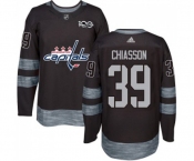 Adidas Washington Capitals #39 Alex Chiasson Authentic Black 1917-2017 100th Anniversary NHL Jersey