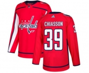 Adidas Washington Capitals #39 Alex Chiasson Premier Red Home NHL Jersey