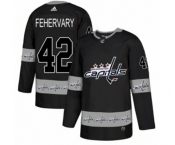 Adidas Washington Capitals #42 Martin Fehervary Authentic Black Team Logo Fashion NHL Jersey