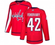 Adidas Washington Capitals #42 Martin Fehervary Premier Red Home NHL Jersey