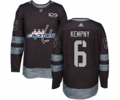 Adidas Washington Capitals #6 Michal Kempny Authentic Black 1917-2017 100th Anniversary NHL Jersey