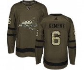 Adidas Washington Capitals #6 Michal Kempny Authentic Green Salute to Service NHL Jersey