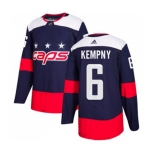 Adidas Washington Capitals #6 Michal Kempny Authentic Navy Blue 2018 Stadium Series NHL Jersey