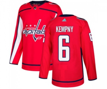 Adidas Washington Capitals #6 Michal Kempny Premier Red Home NHL Jersey