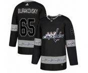 Adidas Washington Capitals #65 Andre Burakovsky Authentic Black Team Logo Fashion NHL Jersey