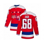 Adidas Washington Capitals #68 Jaromir Jagr Authentic Red Alternate NHL Jersey