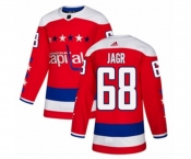 Adidas Washington Capitals #68 Jaromir Jagr Authentic Red Alternate NHL Jersey