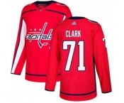 Adidas Washington Capitals #71 Kody Clark Premier Red Home NHL Jersey