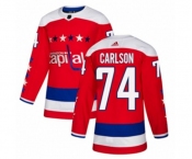 Adidas Washington Capitals #74 John Carlson Authentic Red Alternate NHL Jersey