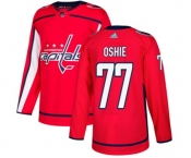 Adidas Washington Capitals #77 T.J. Oshie Premier Red Home NHL Jersey