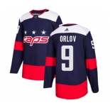 Adidas Washington Capitals #9 Dmitry Orlov Authentic Navy Blue 2018 Stadium Series NHL Jersey